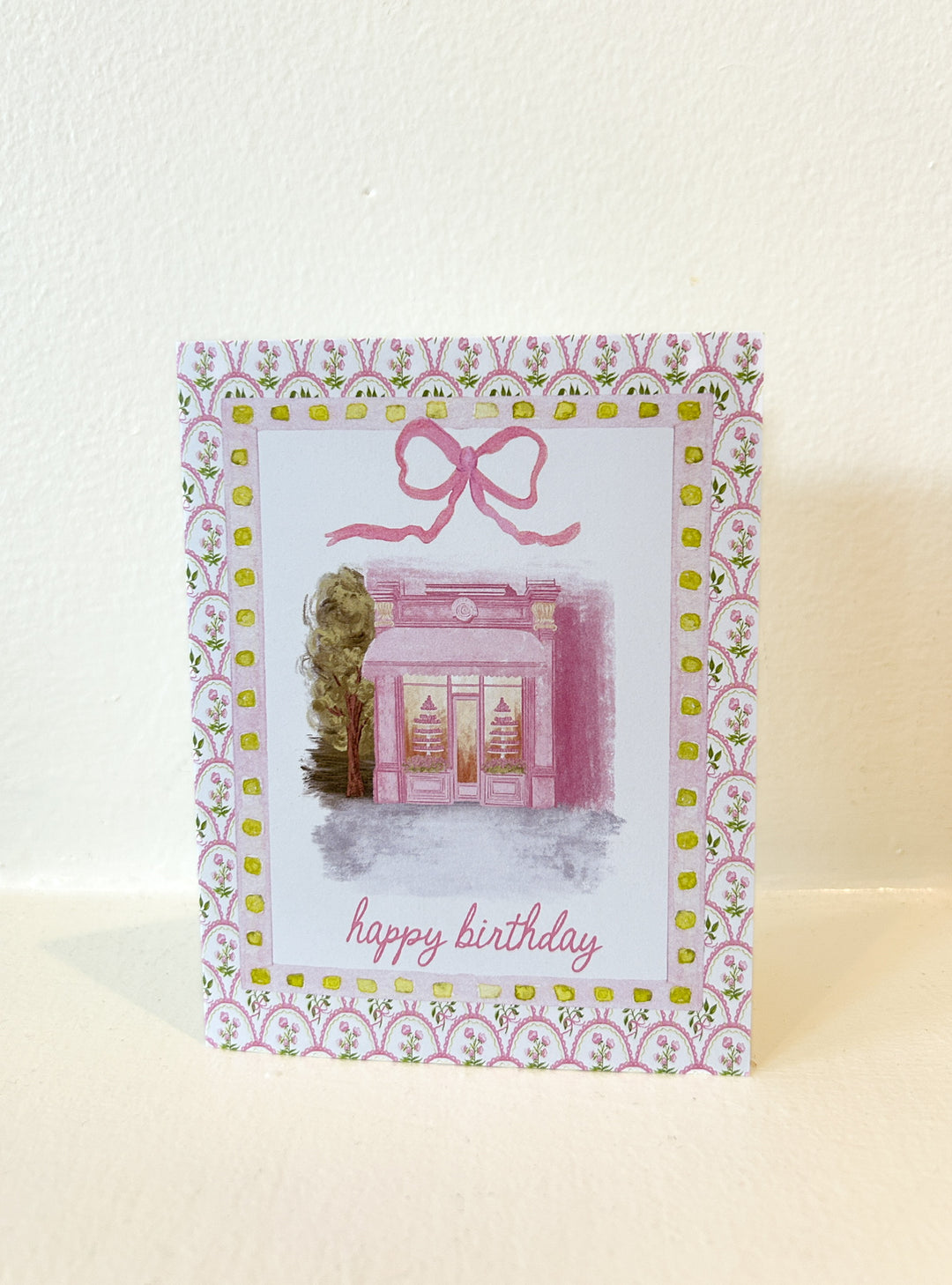 HAPPY PINK BAKERY - Note Card