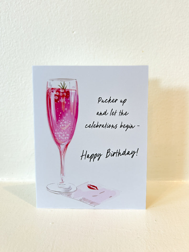 PUCKER UP - Note Card