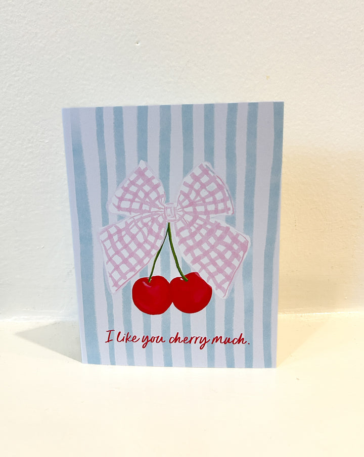 CHERRY MUCH -Note Card