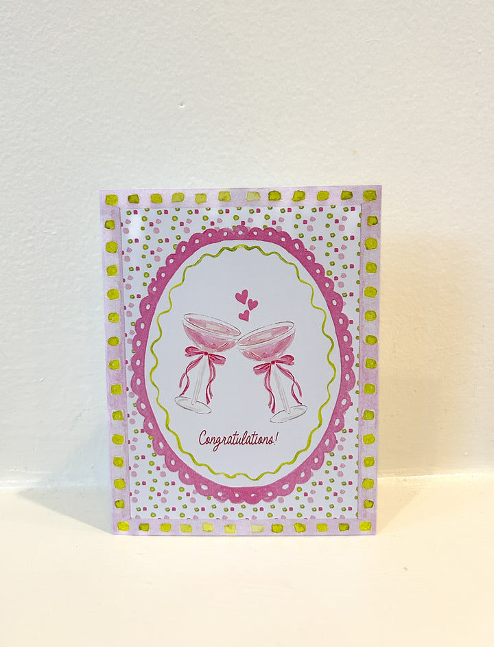 CONGRATULATIONS PINK - Note Card