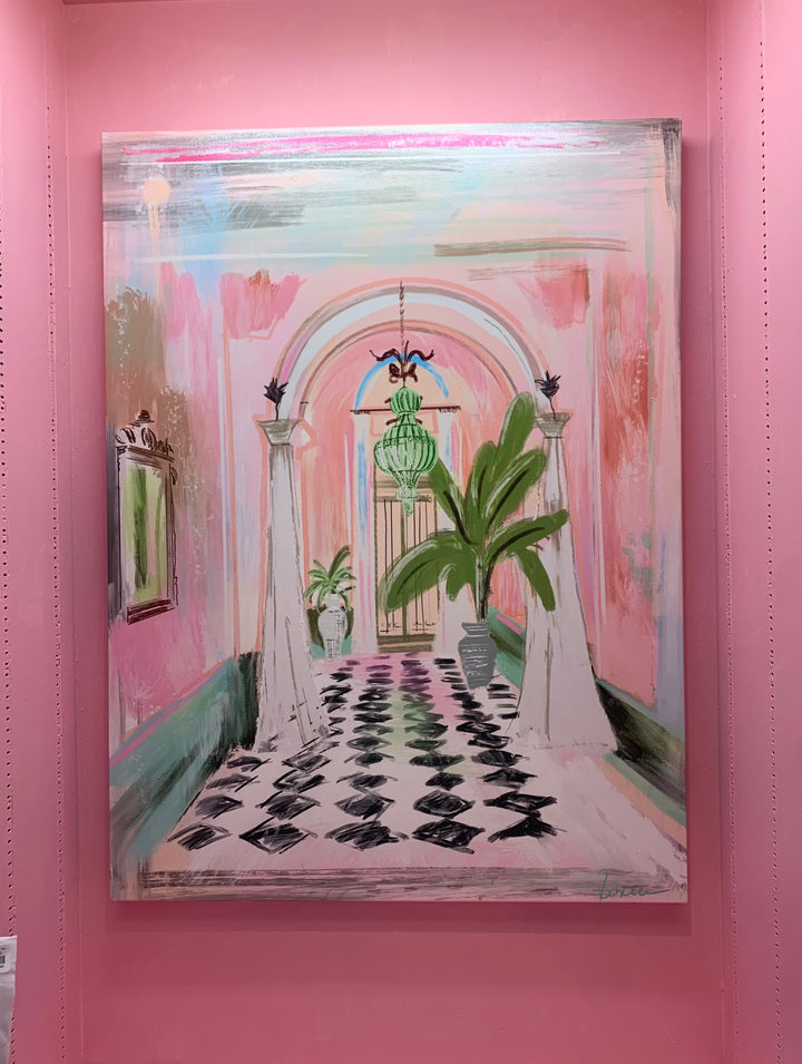 ENTRANCE TO PALM BEACH - Art Print