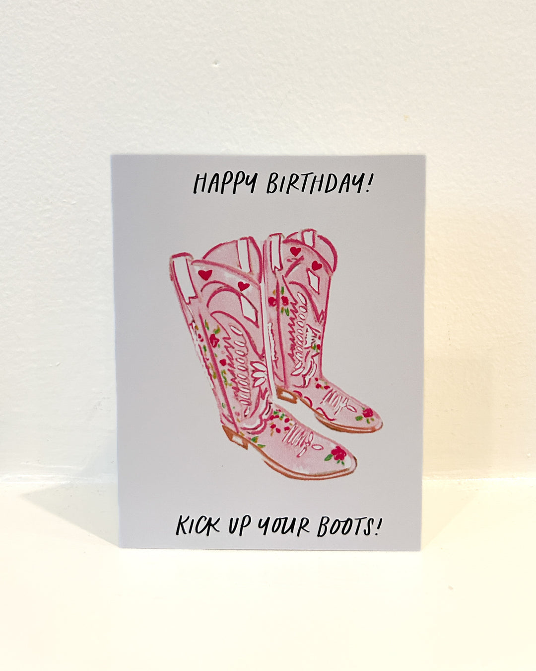 KICK UP YOUR BOOTS - Note Card