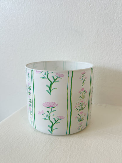 GREEN & PINK FLORAL - Candle