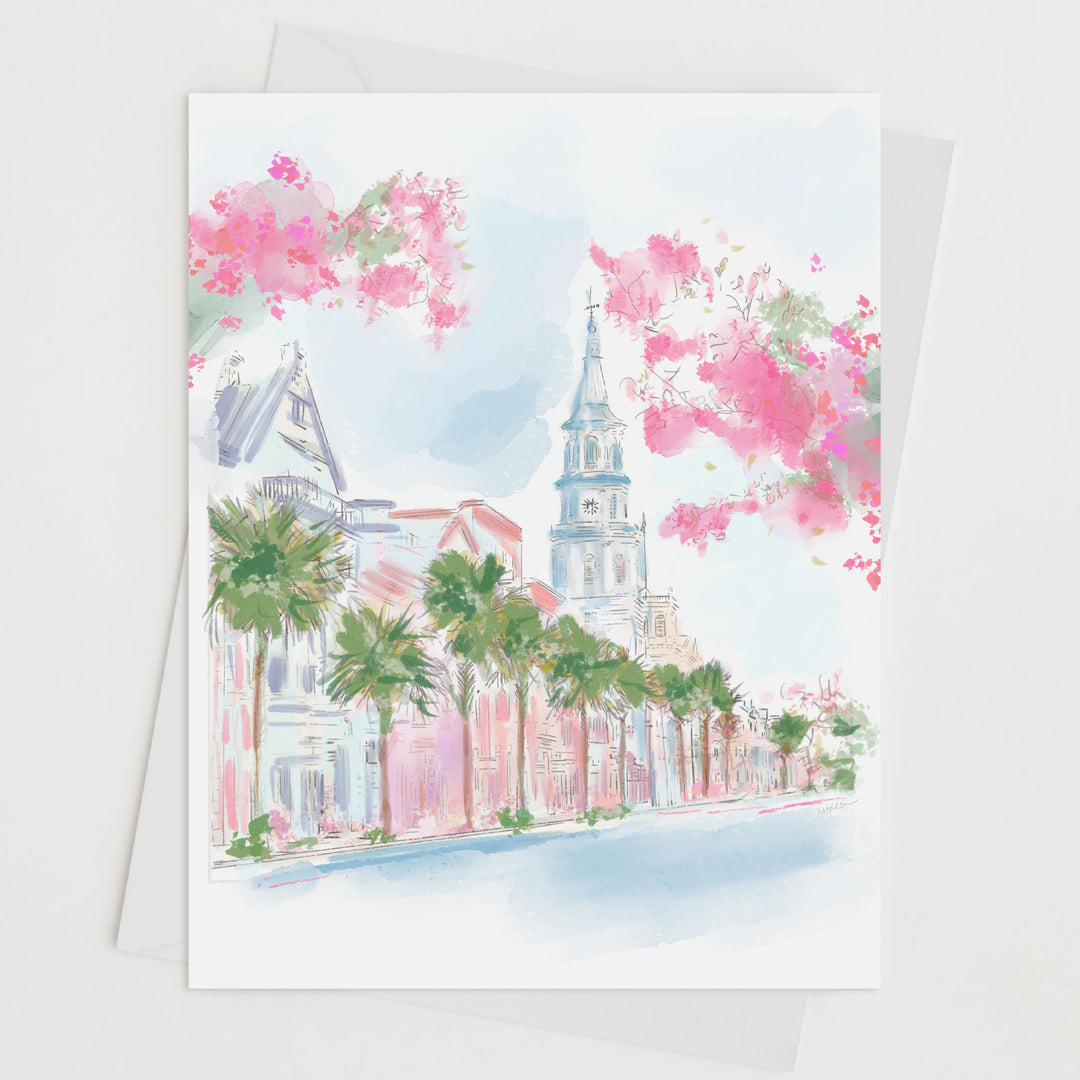 COASTAL CHARLESTON (SET OF 6) - Note Card – Rebecca Illustrated