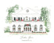 LOWNDES GROVE CHRISTMAS - Art Print