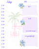Blue Hydrangea Daily Planner Notepad