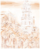 SUNSET IN CHARLESTON - Art Print