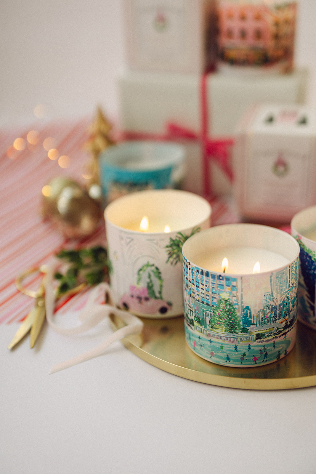 CHRISTMAS TIME CITY- Candle