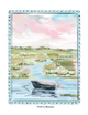 MARSH BOAT - Note Card