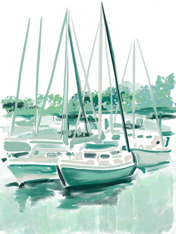 HARBOR TONES (Set of 2) - Art Prints