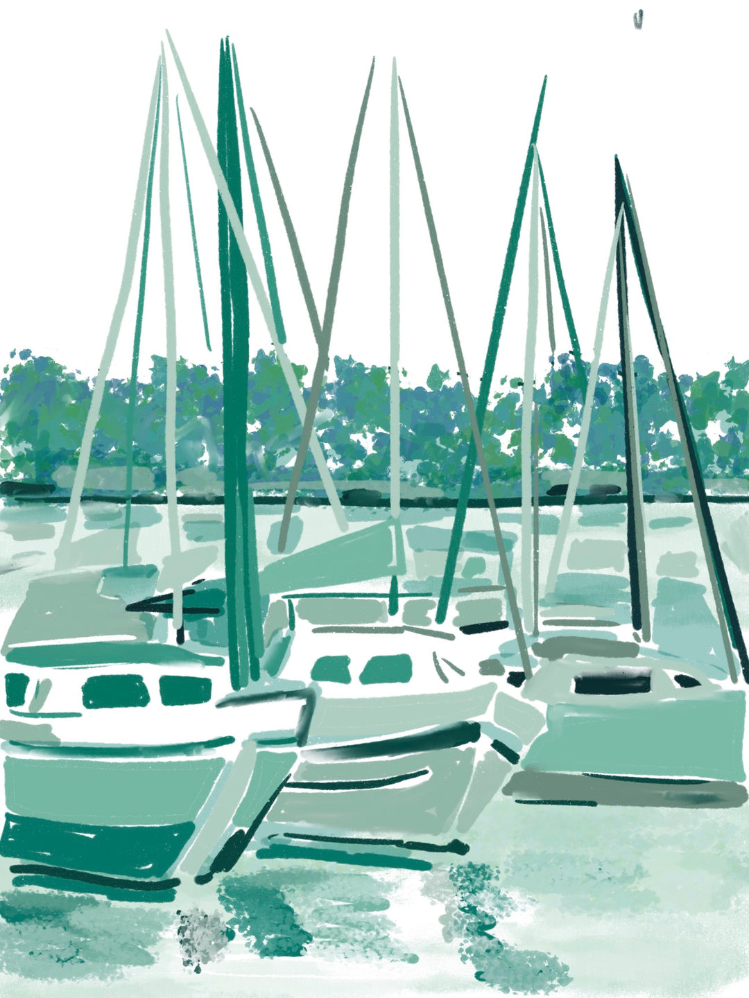 HARBOR TONES (Set of 2) - Art Prints