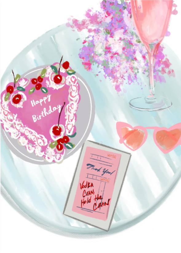 HOLD THE CRAN XO - Note Card