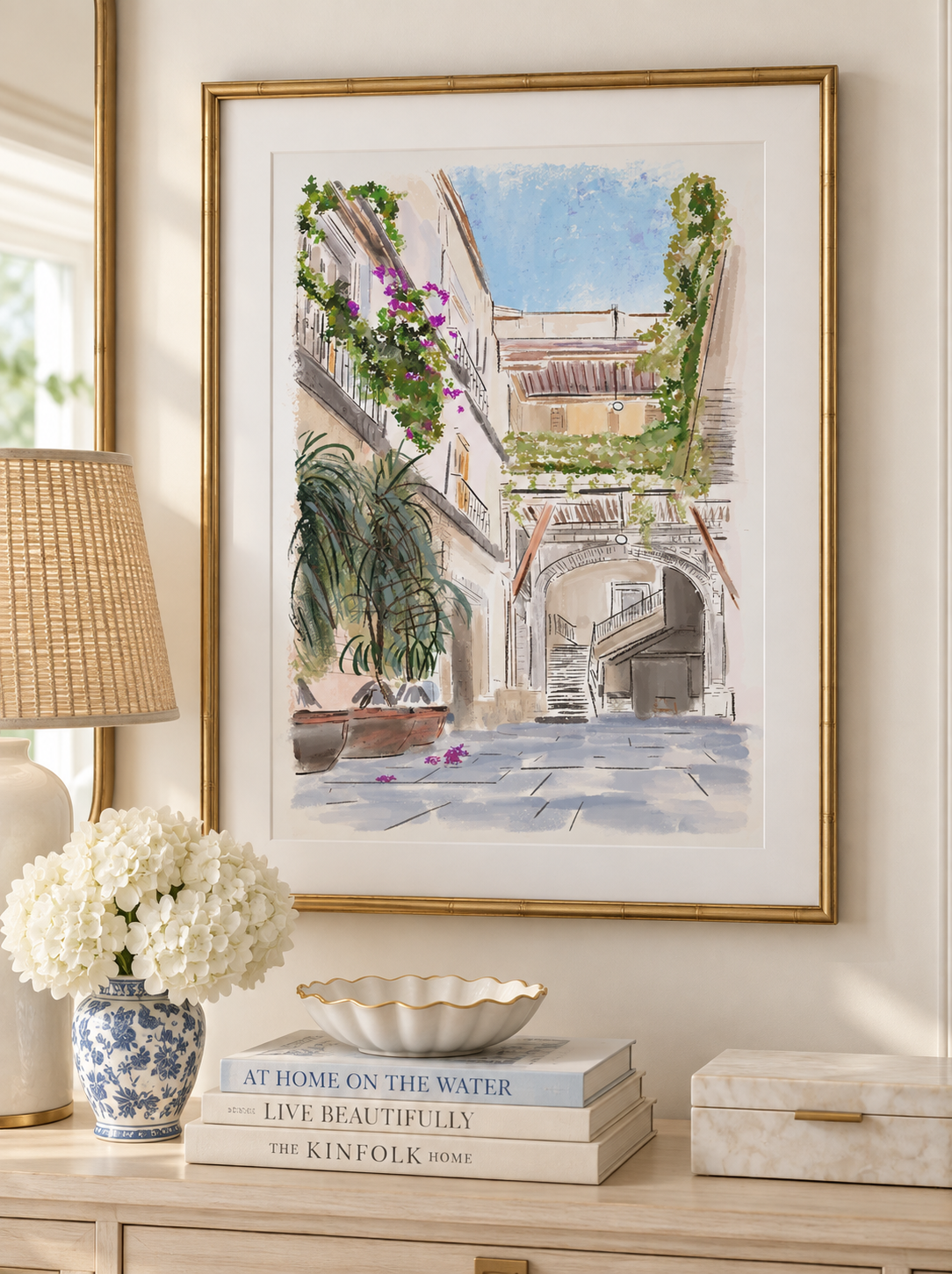OLD TOWNE CRETE - Art Print