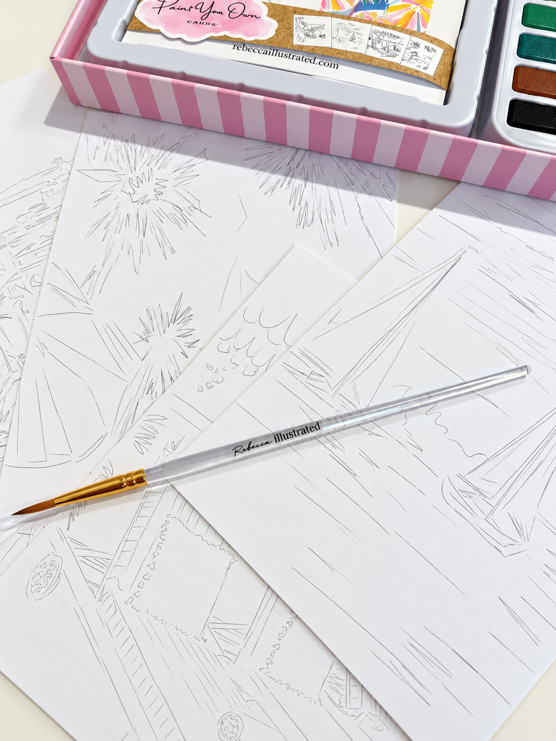 PAINT YOUR OWN: Watercolor Kit-Getaway