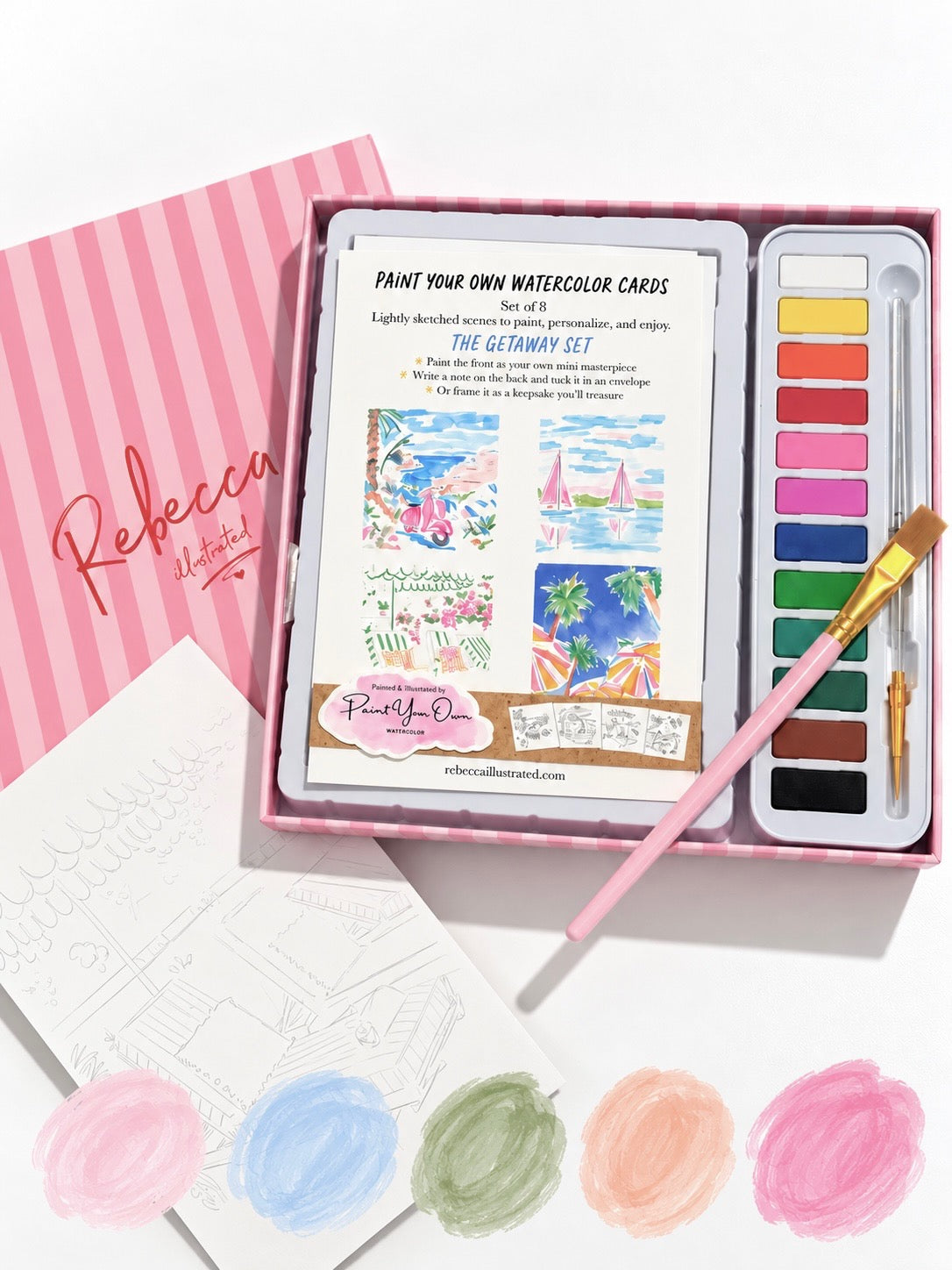 PAINT YOUR OWN: Watercolor Kit-Getaway
