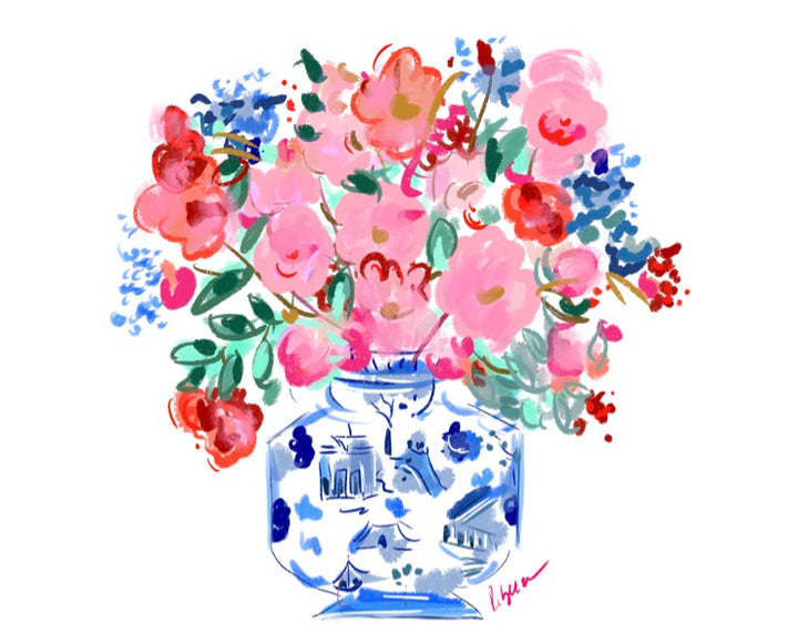 PETALS IN BLOOM-Art Print