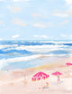 PINK BEACH DAY - Art Print