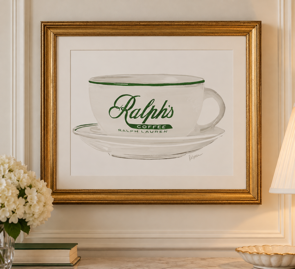 RALPH'S COFFEE Art Print