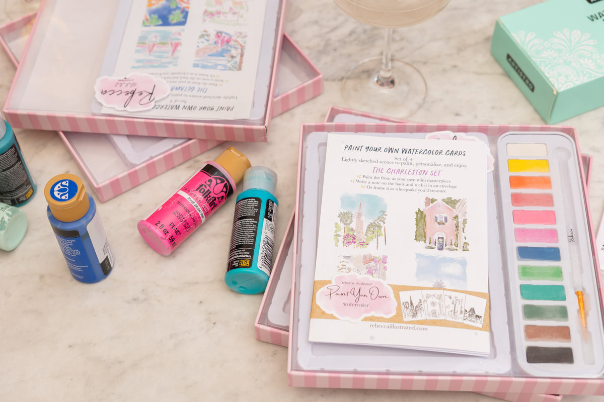 PAINT YOUR OWN: Watercolor Kit- Charleston