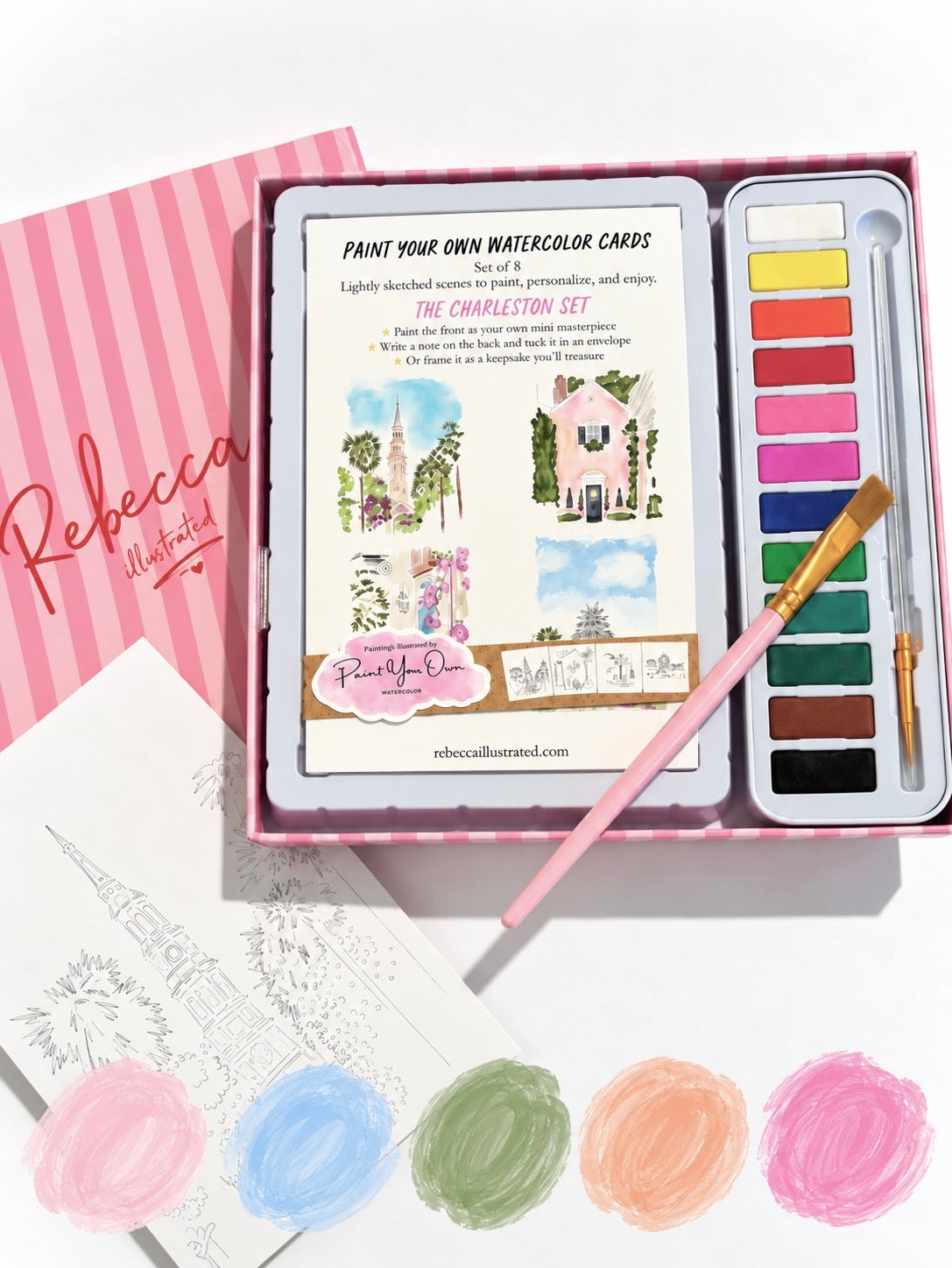 PAINT YOUR OWN: Watercolor Kit- Charleston