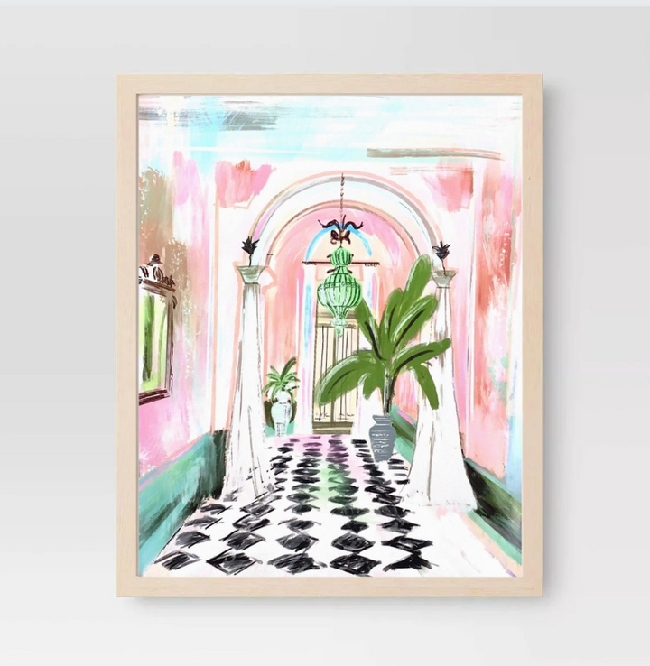 ENTRANCE TO PALM BEACH - Art Print