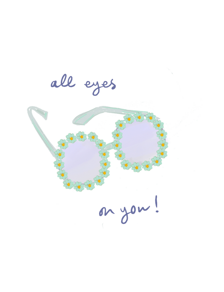 ALL EYES ON YOU - Note Card