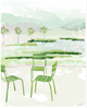 PARISIAN PARK CHAIRS-ART PRINT