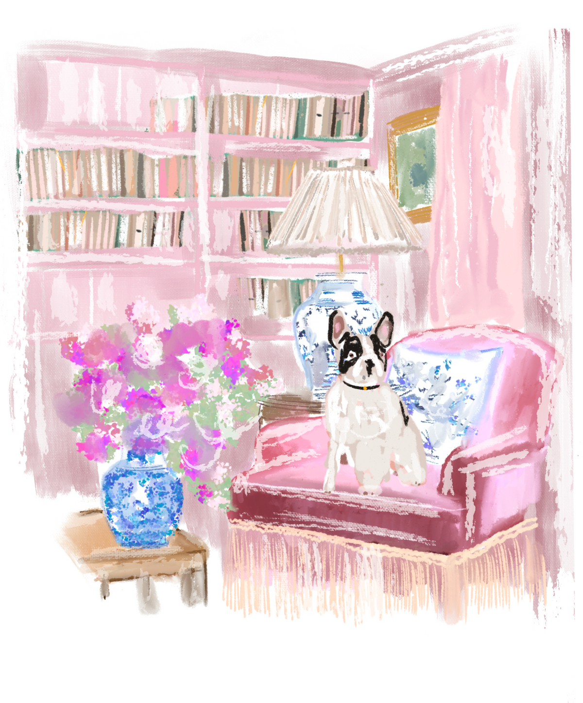 FRENCH DOG-ART PRINT