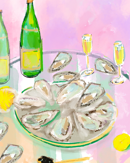 WINE & FOOD 26' (no words)-ART PRINT