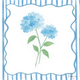 BLUE HYDRANGEAS-MAHJONG MAT