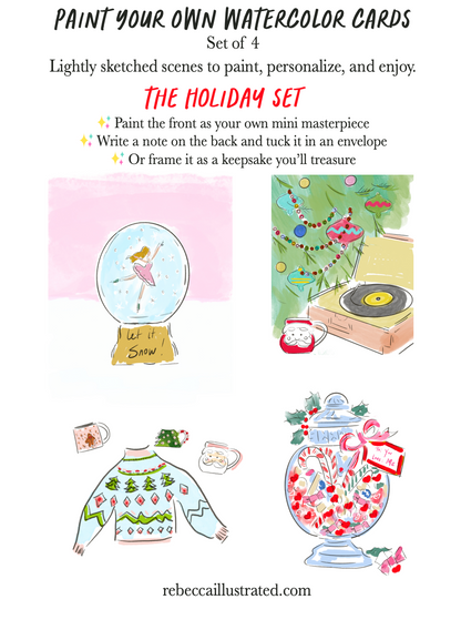 PAINT YOUR OWN:The Holiday Set