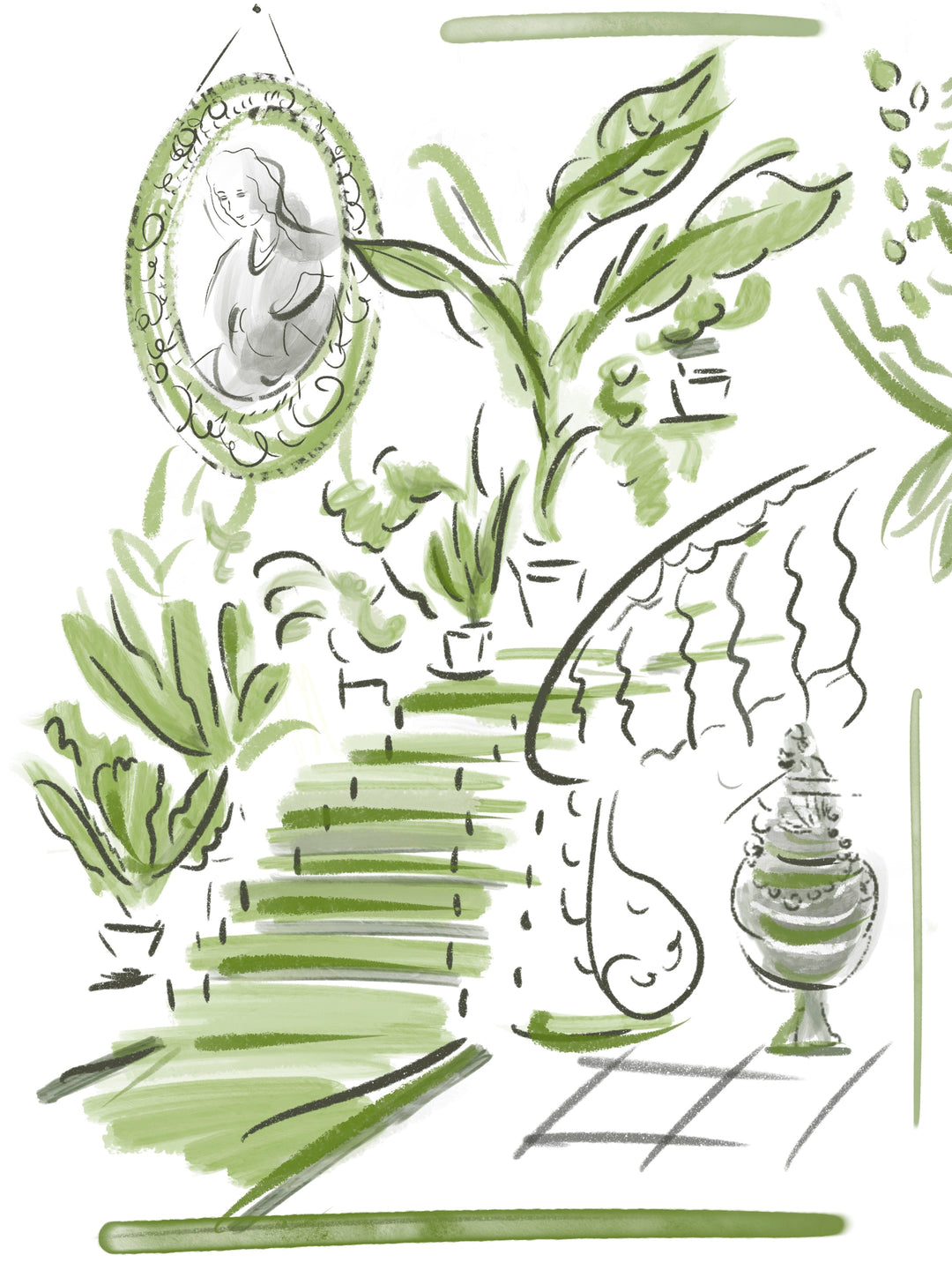 TUSCANY ENTRYWAY - Art Print
