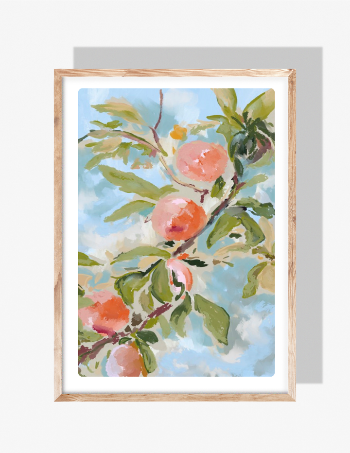 PEACH TREE - Art Print