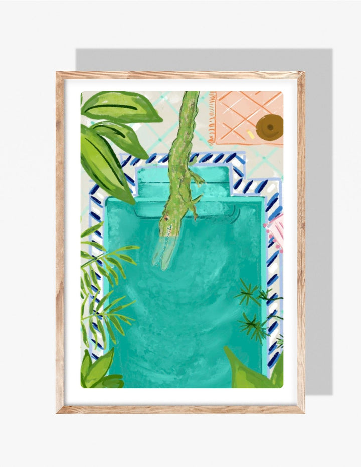 LATER GATOR - Art Print