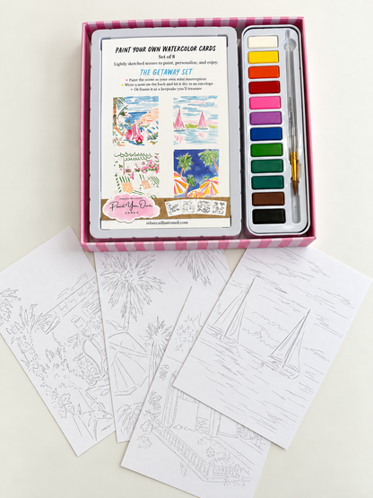 PAINT YOUR OWN: Watercolor Kit-Getaway
