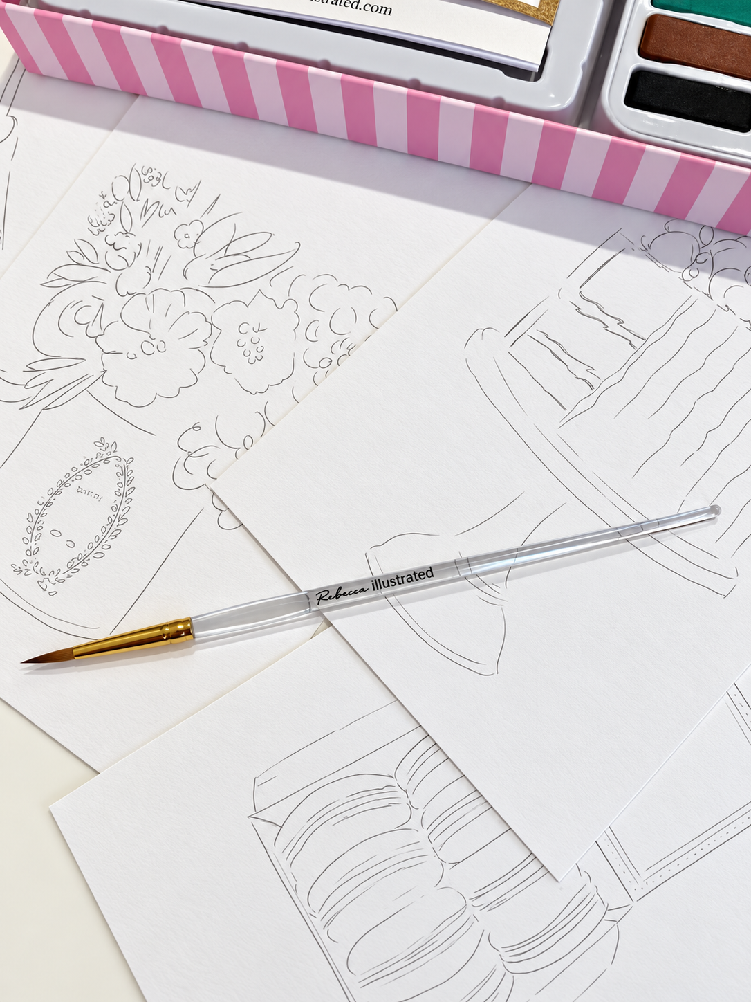 PAINT YOUR OWN: Watercolor Kit- Sweet Life