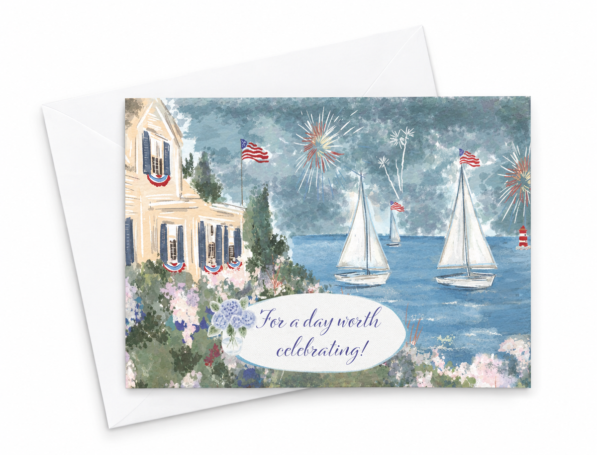 A DAY WORTH CELEBRATING-NOTE CARD