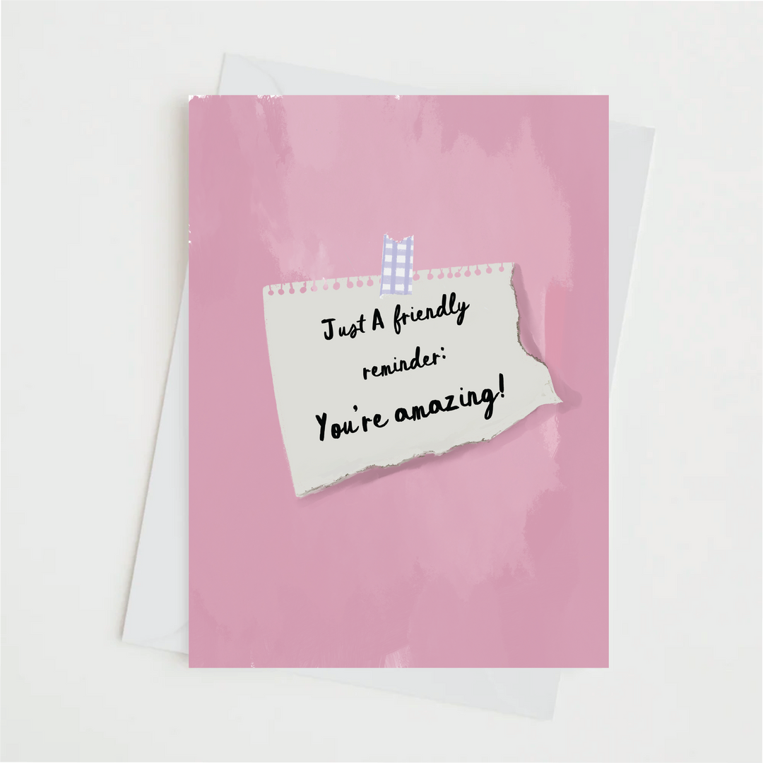YOU'RE AMAZING - Note Card