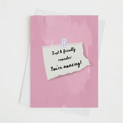 YOU'RE AMAZING - Note Card