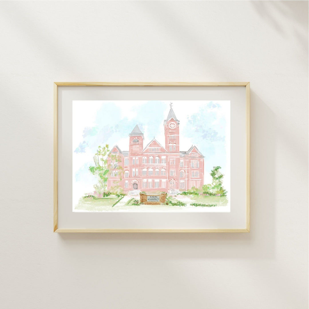 AUBURN UNIVERSITY - Art Print