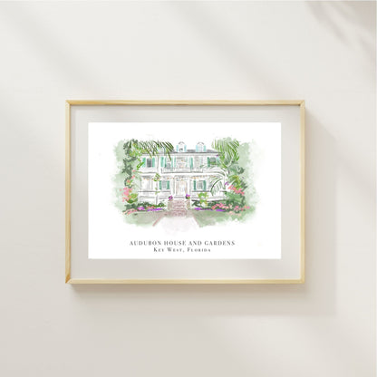 AUDUBON HOUSE KEY WEST- Art Print