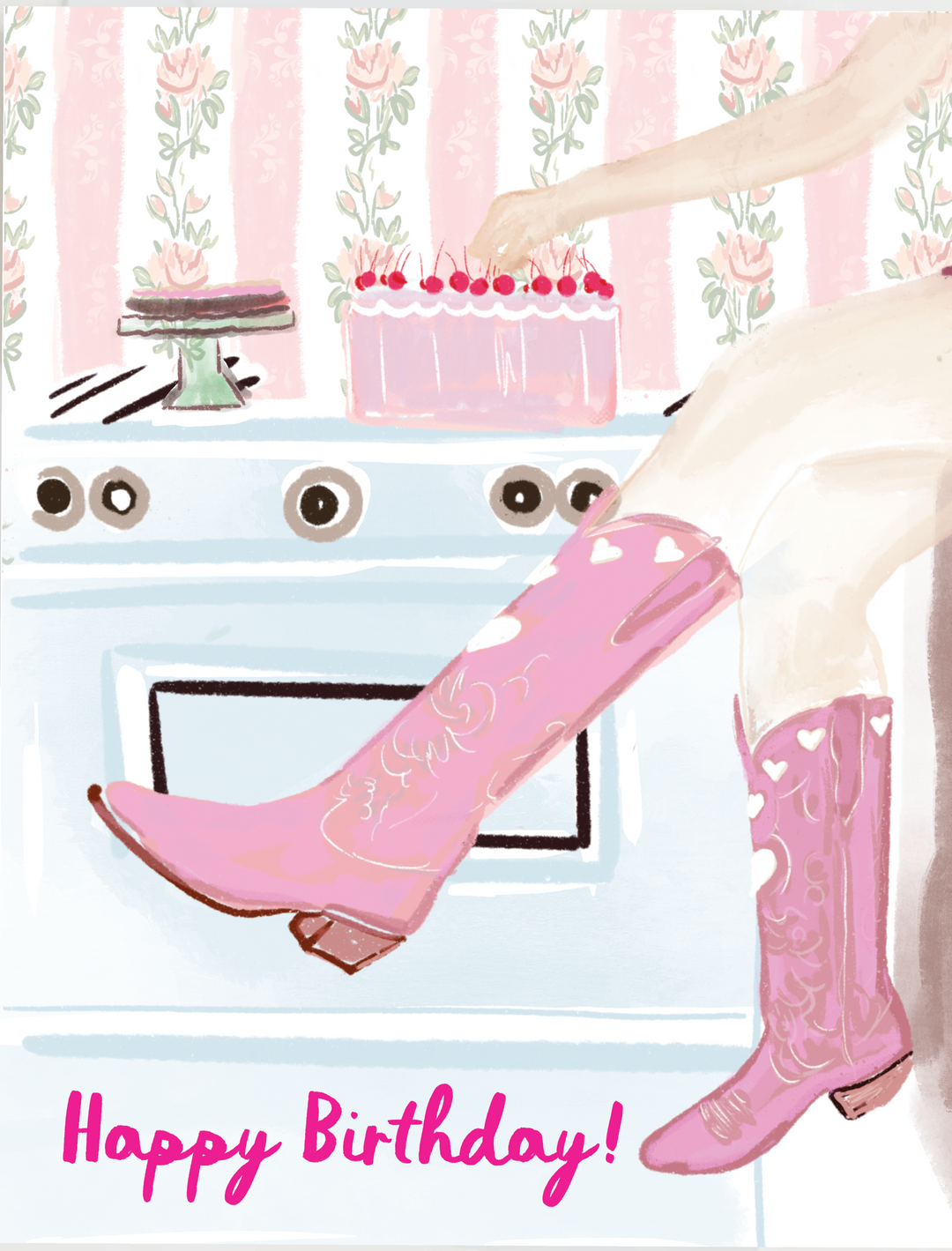 COWGIRL BIRTHDAY - Note Card