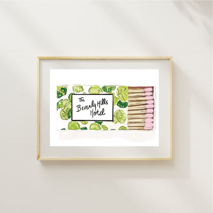 BEVERLY HILLS MATCHES - Art Print