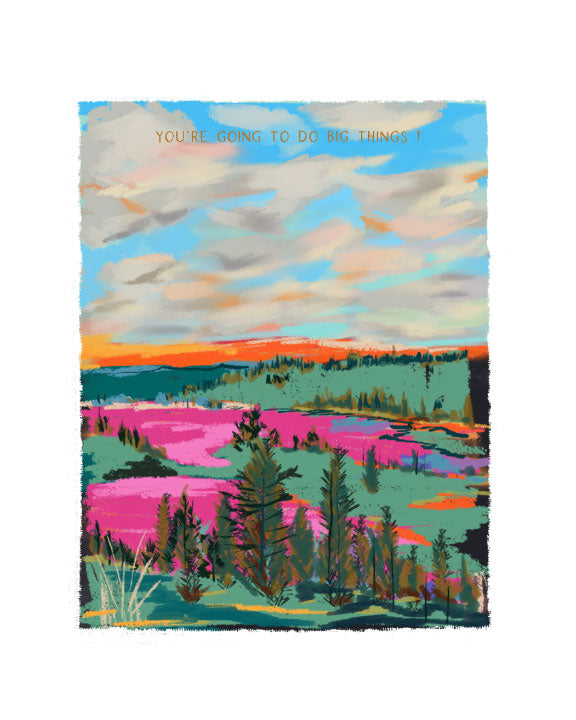 BIG THINGS - Note Card