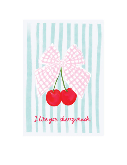 CHERRY MUCH -Note Card