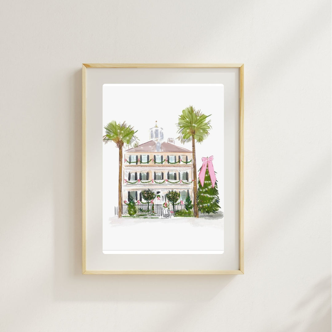 CHRISTMAS ON THE BATTERY - Art Print