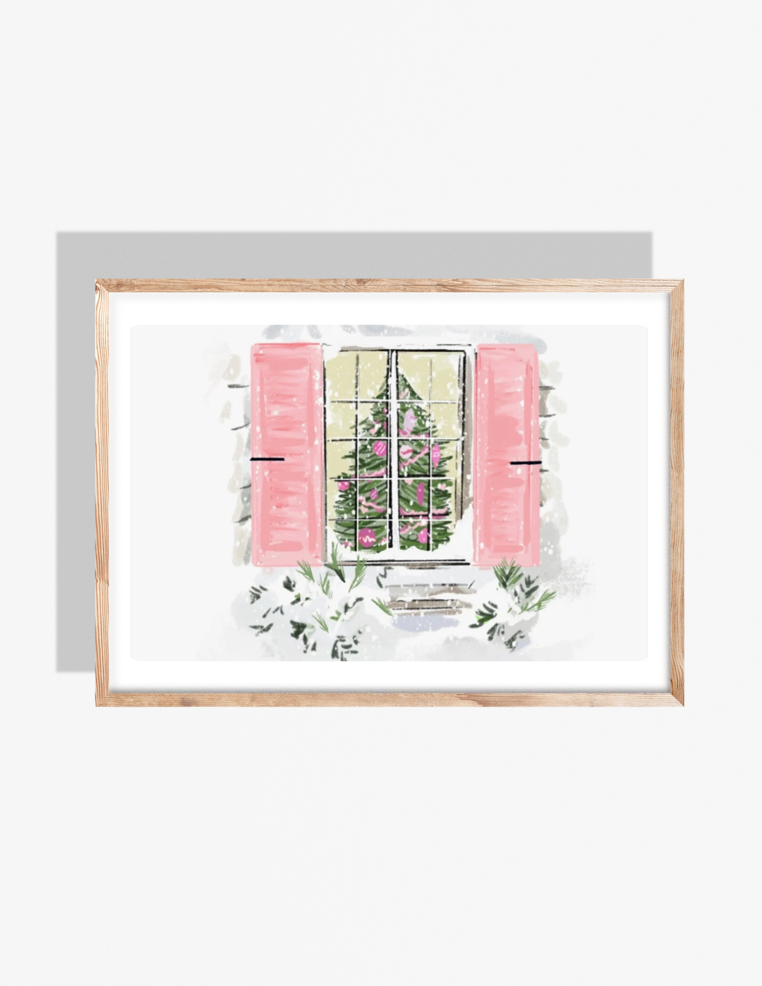 CHRISTMAS WINDOW - Art Print