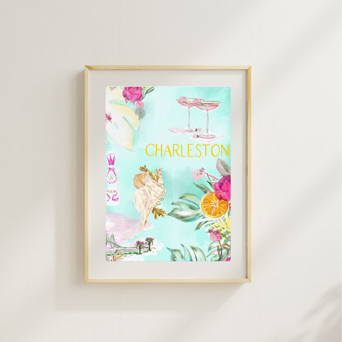 CHARLESTON POSTER - Art Print