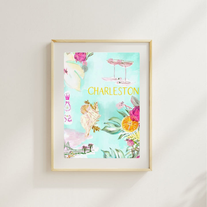 CHARLESTON POSTER - Art Print