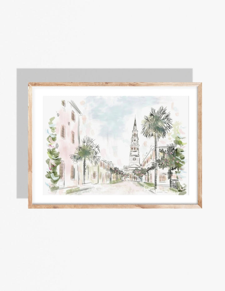 CHURCH ST. -Art Print